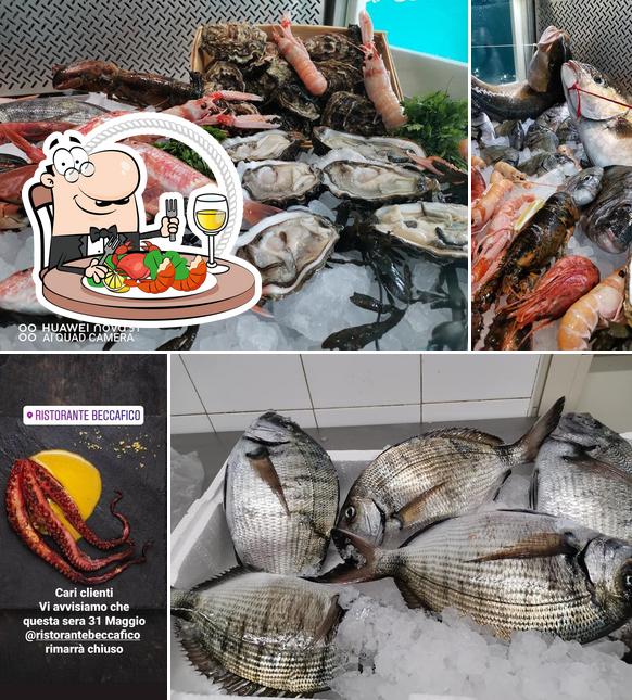 Ordina la cucina di mare a Beccafico