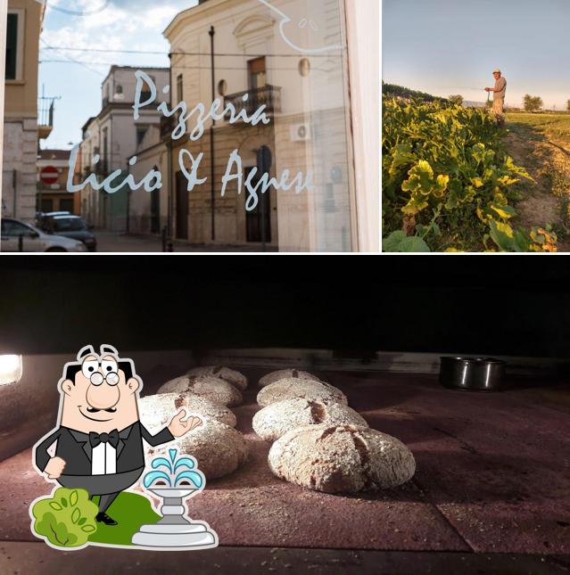 Tra le diverse cose da Licio&Agnese si possono trovare la esterno e cibo