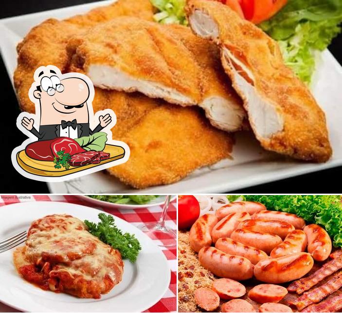 Elige un plato con carne en Pura Gula - Restaurante e Lanchonete