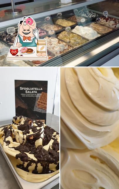 Gelateria artigianale LA DOLCE VITA offers a number of desserts