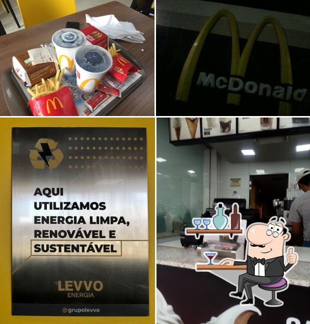 O interior do McDonald's