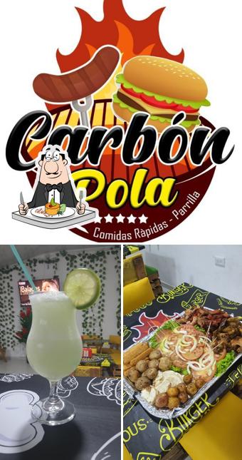 Блюда в "Carbón y Pola"