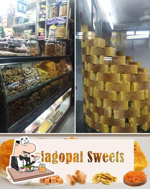 Food at Rajagopal Sweets Stall