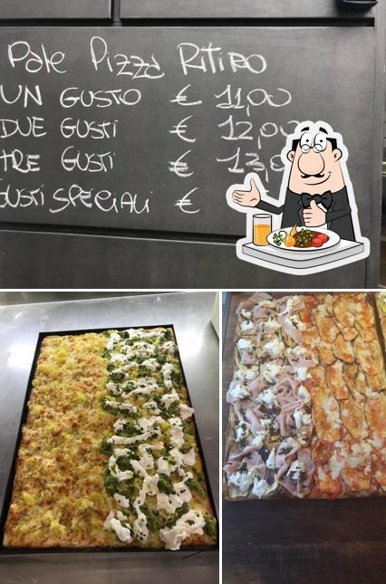 Questa è la immagine che presenta la cibo e lavagna di Pomodorino Giallo