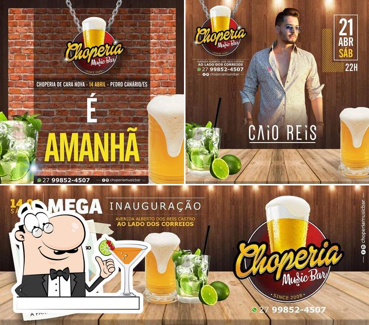 Prove uma bebida do menu