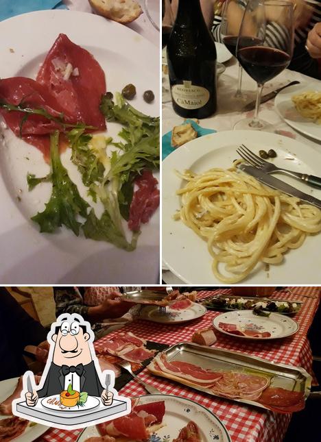 Food at Restaurant Italien