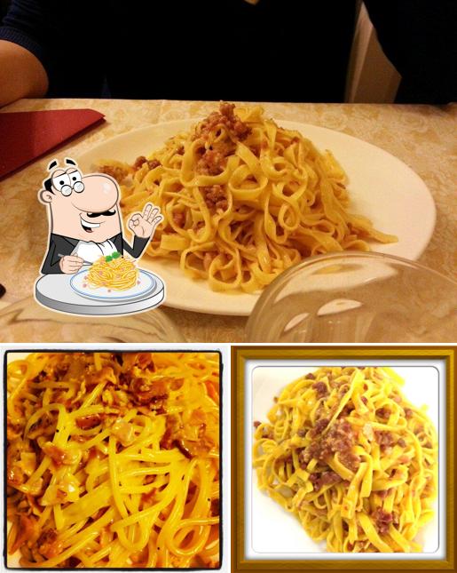 Spaghetti à la carbonara à La Furzeina