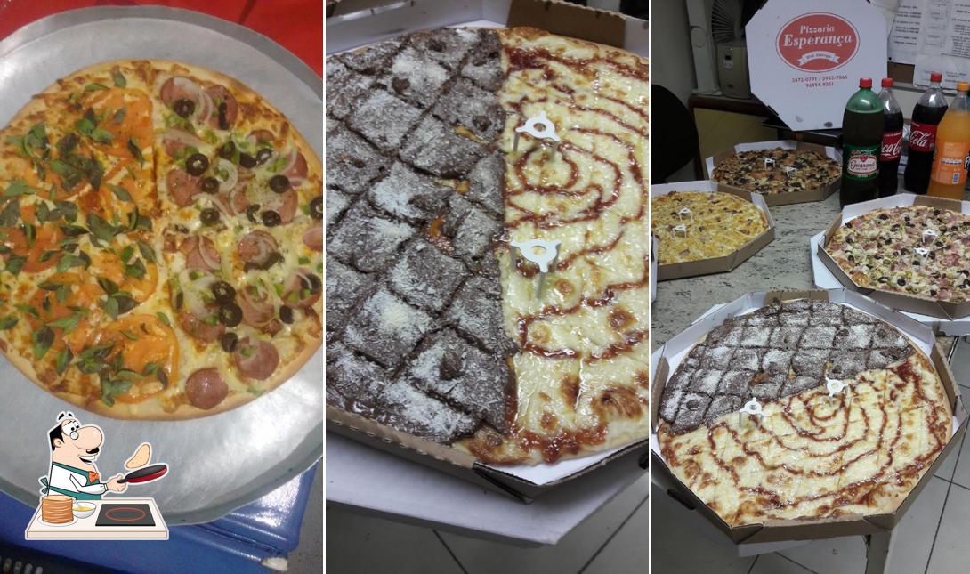 Panquecas em Pizzaria Esperança