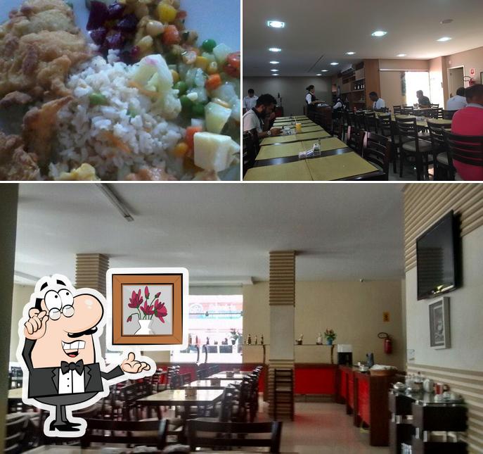 O Restaurante Rio Center se destaca pelo interior e comida