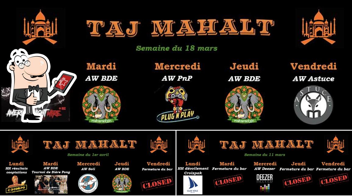 Regarder cette image de Taj Mahalt