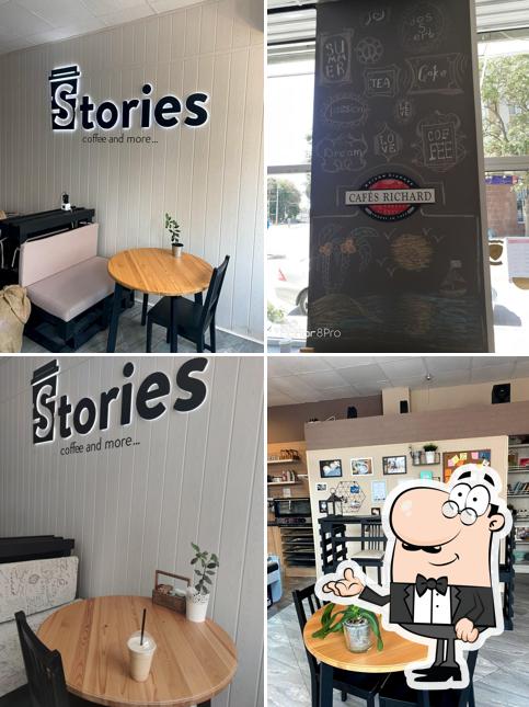 L'intérieur de Stories. Coffee & More