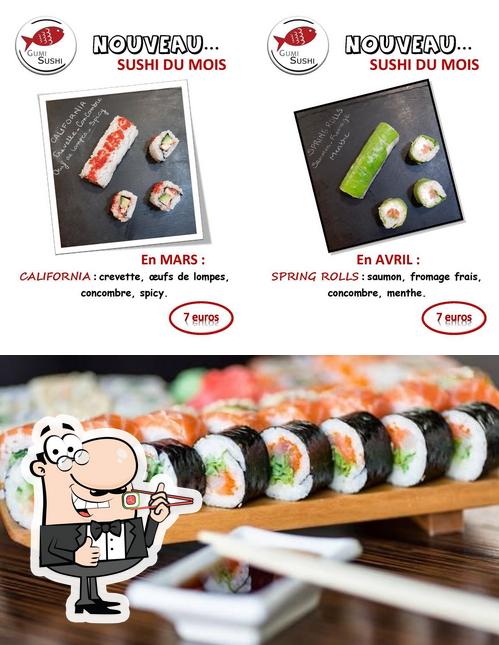 Choisissez différentes options de sushi