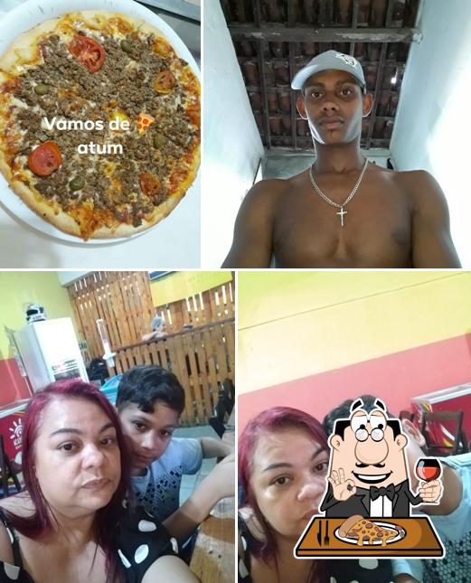 Experimente pizza no Big Lanches Pizzaria Do Toninho