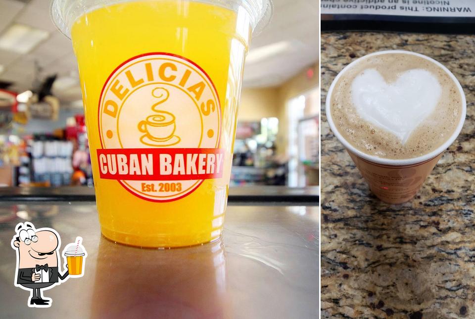 Насладитесь напитками в атмосфере "Delicias Cuban Bakery"