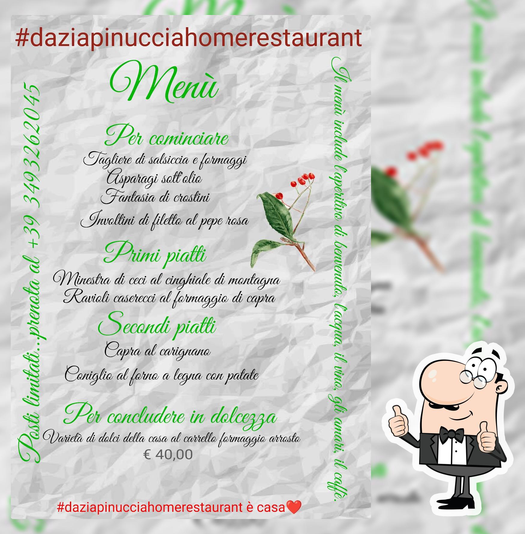 Home restaurant daziapinuccia