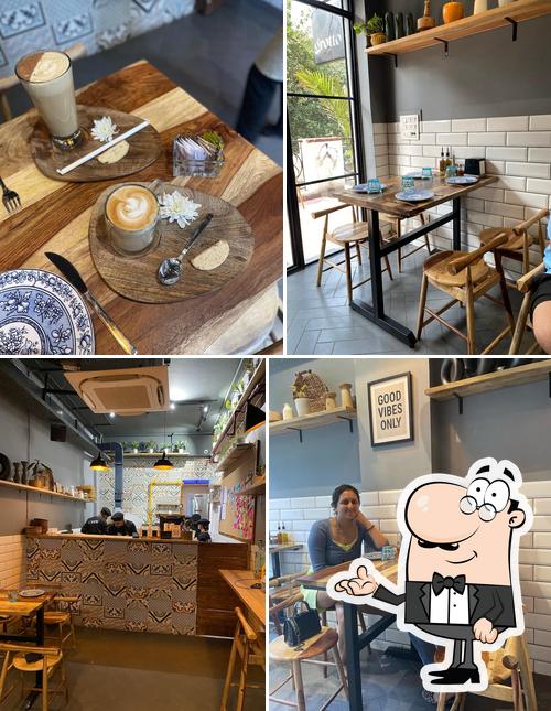 The interior of Grotto - PizzeriaCoffee Shop