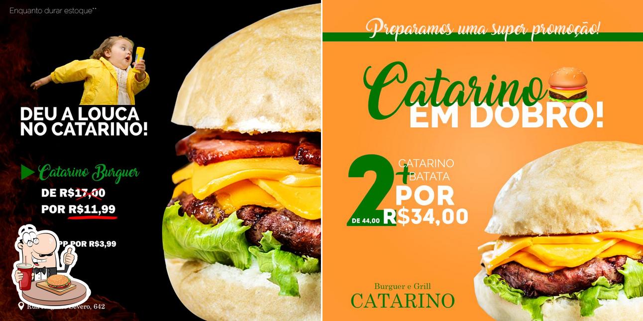 Os hambúrgueres do Catarino Burguer & Grill irão satisfazer uma variedade de gostos