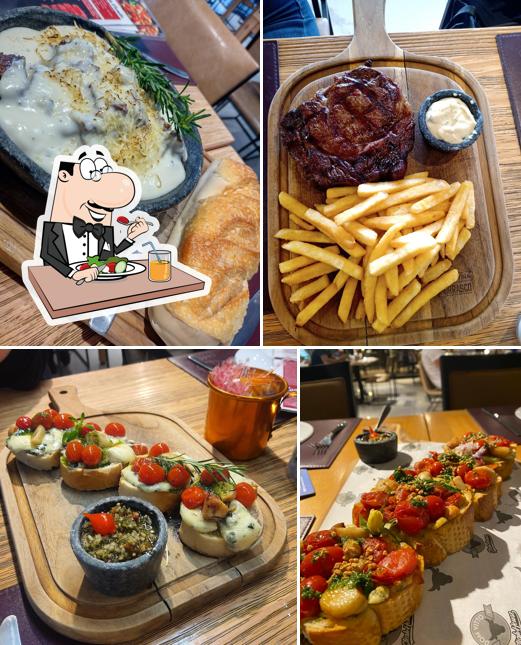 Platos en Dom Vitto Steak House