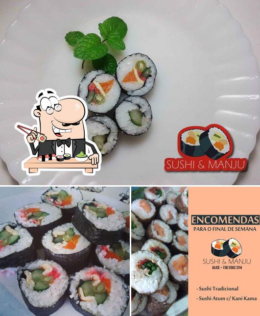 Presenteie-se com sushi no Sushi e Manju - Alice