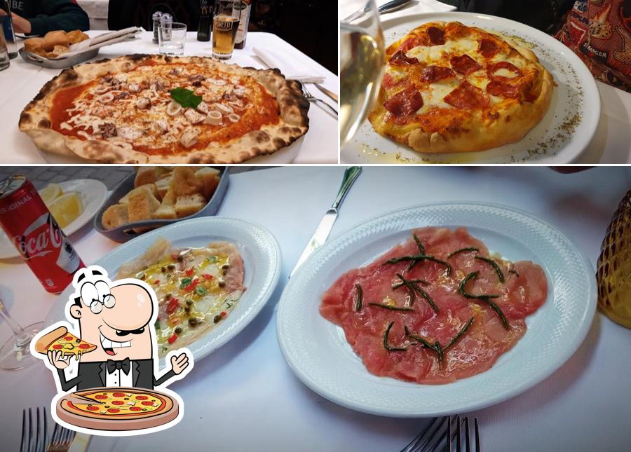 Scegli tra le molte varianti di pizza