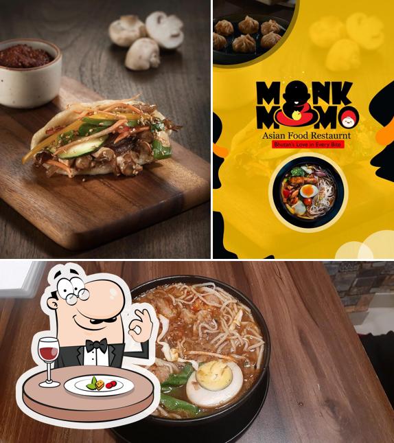 Food at Monk Momo Asian Food Restaurants