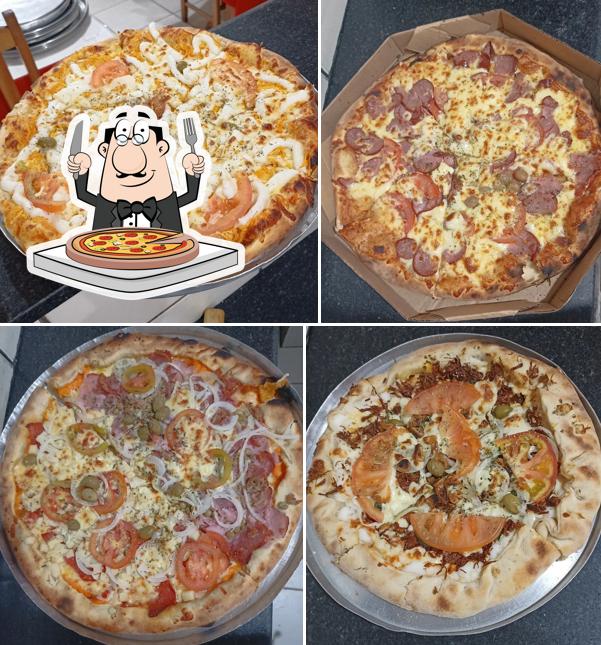 Escolha pizza no Pizzaria Forno À Lenha