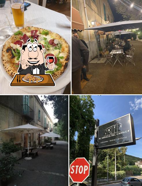 A L'Abbazia del Casale ristorante bistrot pizzeria, puoi prenderti una bella pizza