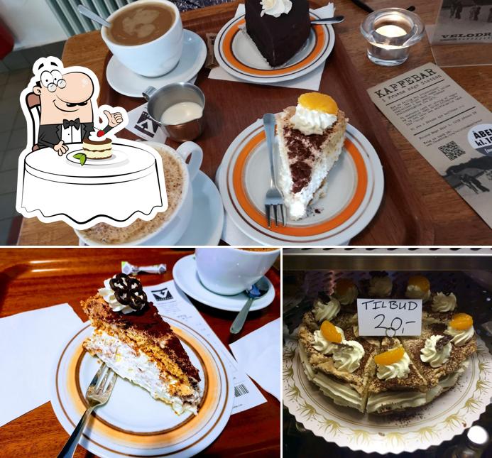 "Velodrom Kaffebar" представляет гостям большое количество сладких блюд