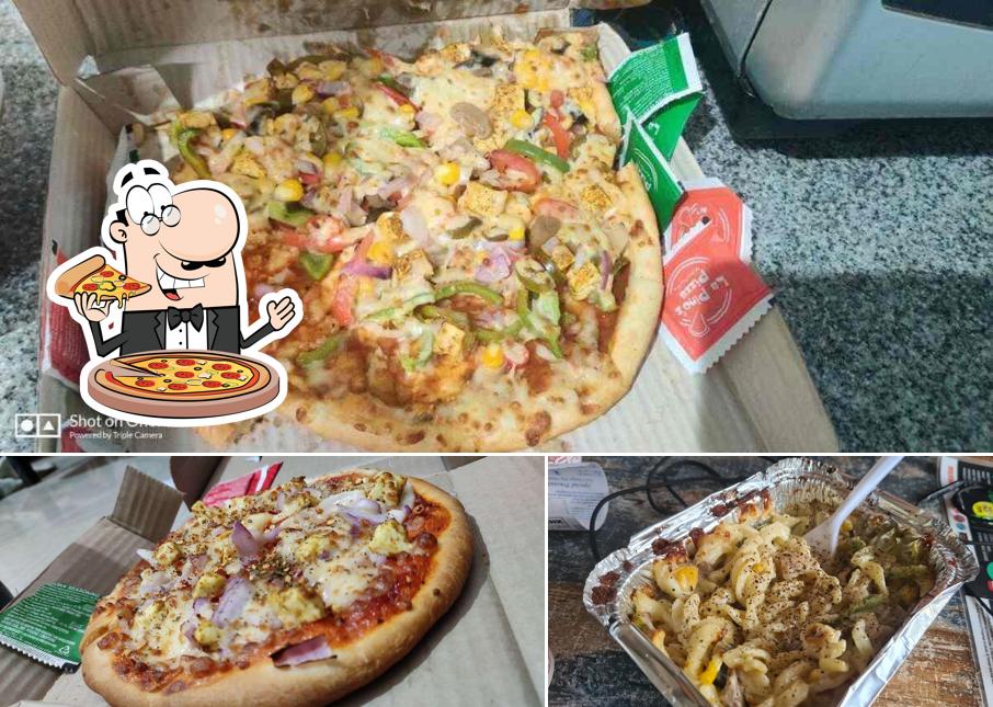 Pick different types of pizza