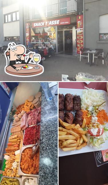 Voici la photo représentant la nourriture et intérieur sur Best grill asse