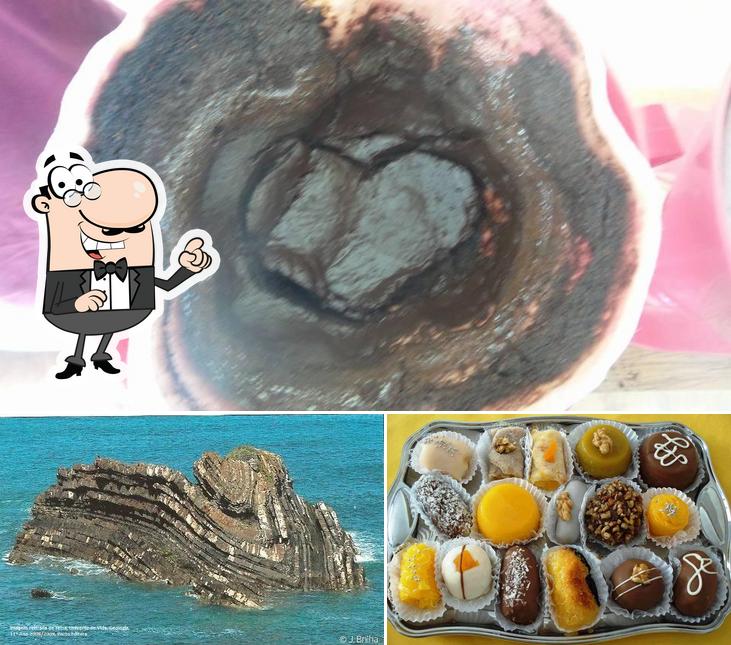 Entre diversos coisas, exterior e sobremesa podem ser encontrados a Café Da Geologia