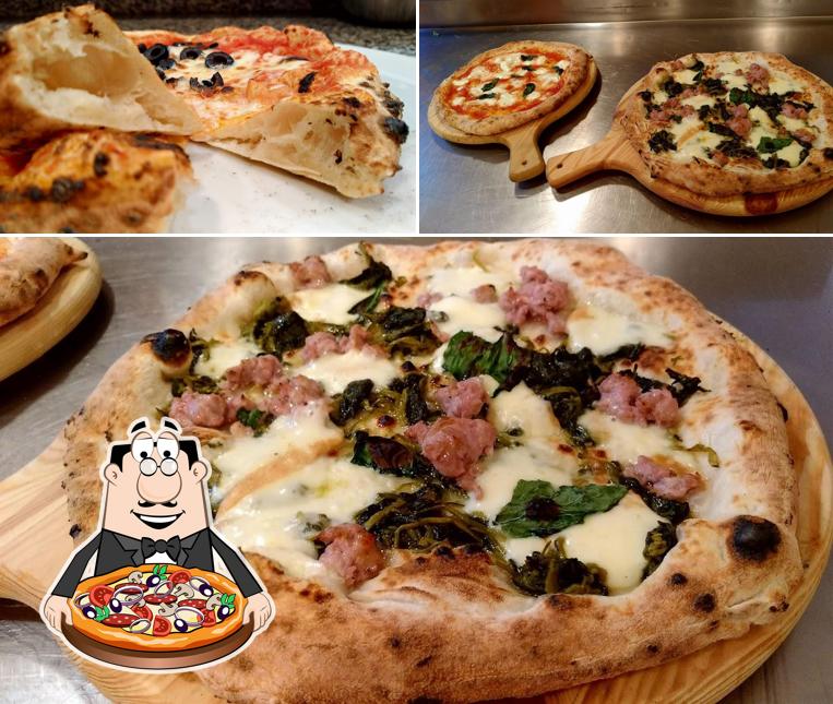 A Pizzeria Manuno Jolly, puoi ordinare una bella pizza