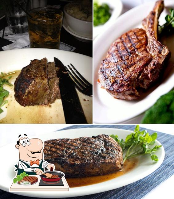 Order meat dishes at Morton's The Steakhouse