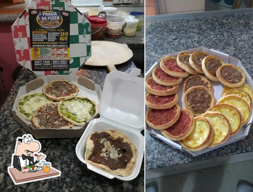 Platos en Praca Da Pizza