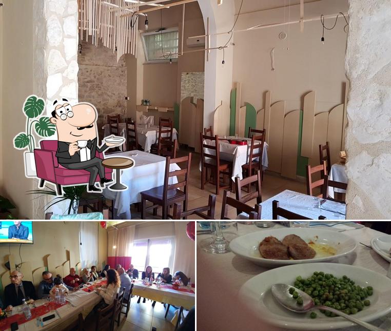 La immagine della interni e cibo di Rampaletizia - ristorante