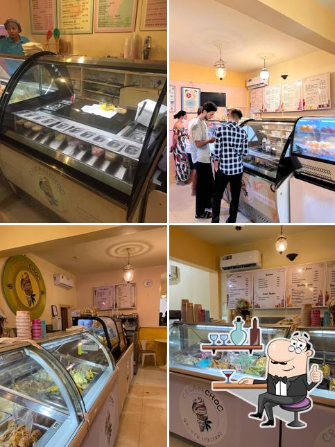 The interior of Cream Choc Gelato
