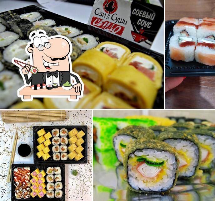 Choisissez de nombreuses options de sushi