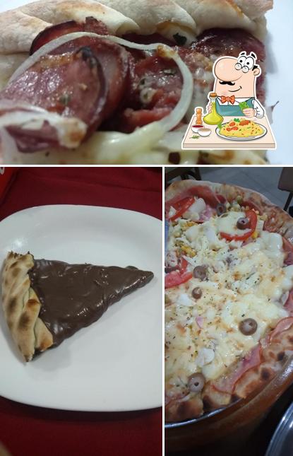 Comida em Pizzaria Fornalha