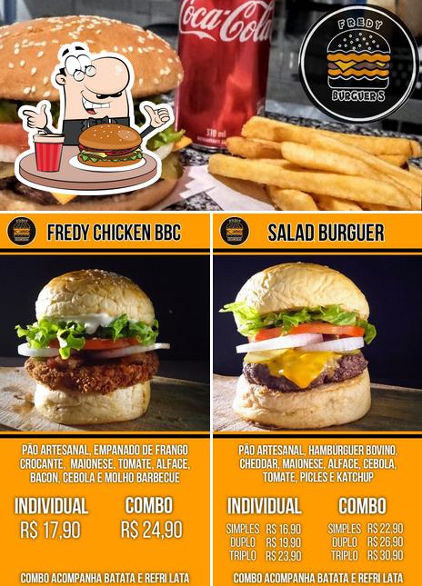 Peça um hambúrguer no Fredy Burguer's