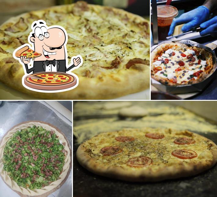 Peça diversos tipos de pizza