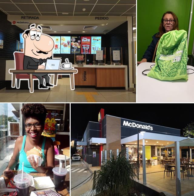 O interior do Mc Donald's - Freeway