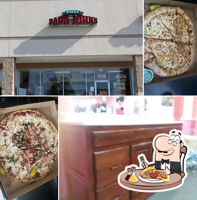 Get pizza at Papa Johns Pizza