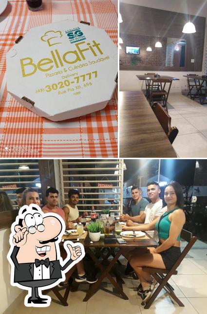 O interior do BellaFit Pizzaria - Sem glúten