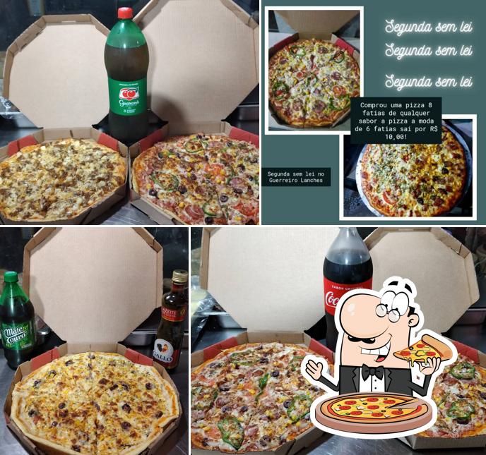 Consiga pizza no Lancheria Guerreiro Lanches