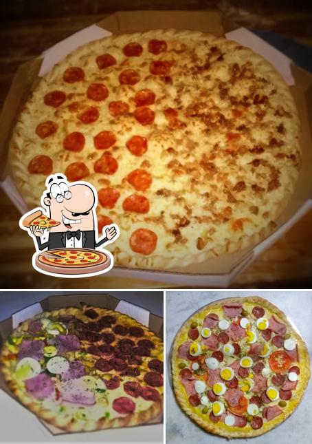 Escolha pizza no Pizza Guarany