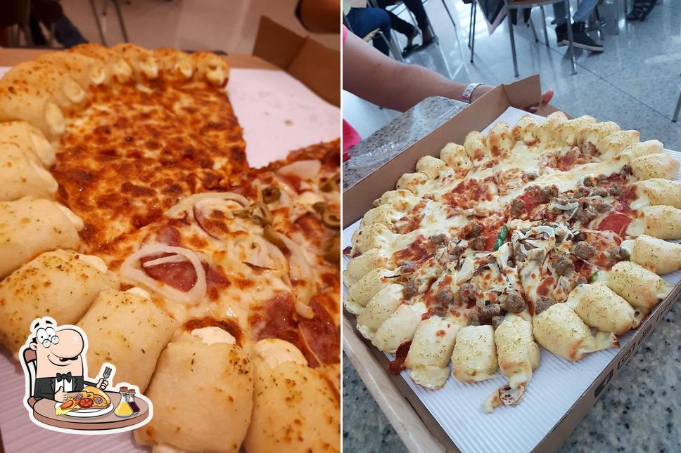 No Pizza Hut Riomar Recife, você pode pedir pizza