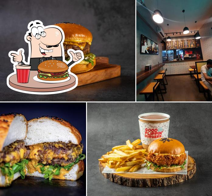 Treat yourself to a burger at GOOD FLIPPIN' BURGERS