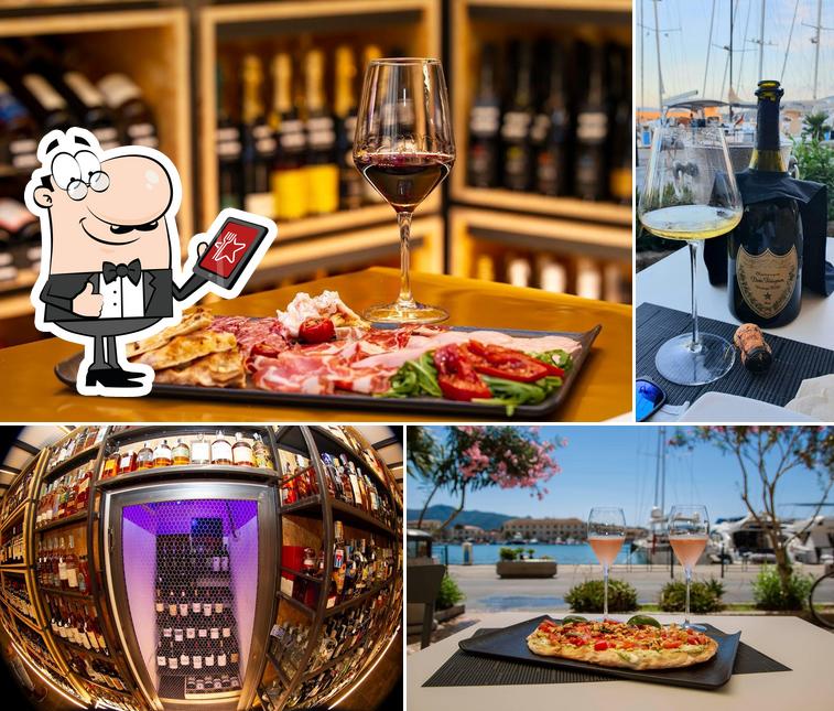 Gli esterni di Passione CHAMPAGNE; ENOTECA di champagne e VINO di alta qualità a Portoferraio; ENOTECA, aperitivi Portoferraio Isola d'Elba