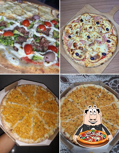 Peça diferentes estilos de pizza