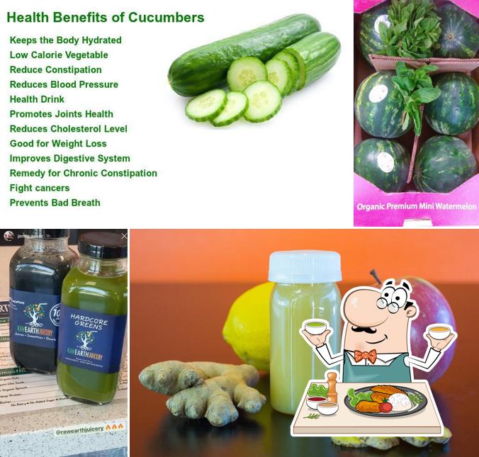 Raw Earth Juicery, 8040 N Cedar Ave in Fresno Restaurant menu and reviews